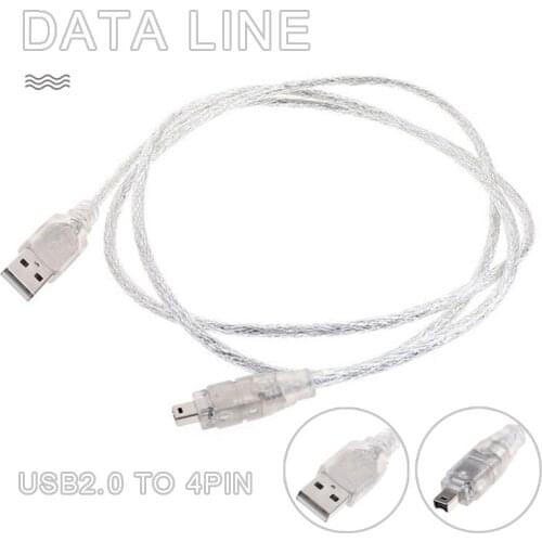 POHIKS 1pc USB 2.0 Male to IEEE-1394 4-pin Male Cable 100/200/400 Mbits Rates Adapter Cables For Digital Camcorders