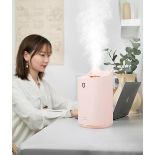 Home Air Humidifier With Coloful LED Light 3000ML Double Nozzle Mist Aroma Diffuser USB Ultrasonic Air Humidificador