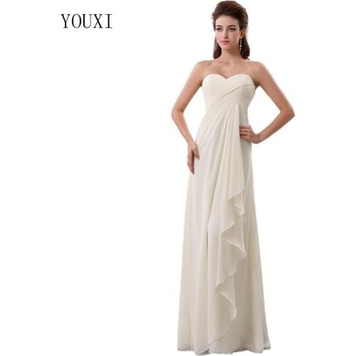Vestido De Noiva pleat Chiffon Sweetheart Off Shoulder Beach Wedding Dress 2019 Under 100 Cheap Bride Dresses Wedding Gowns