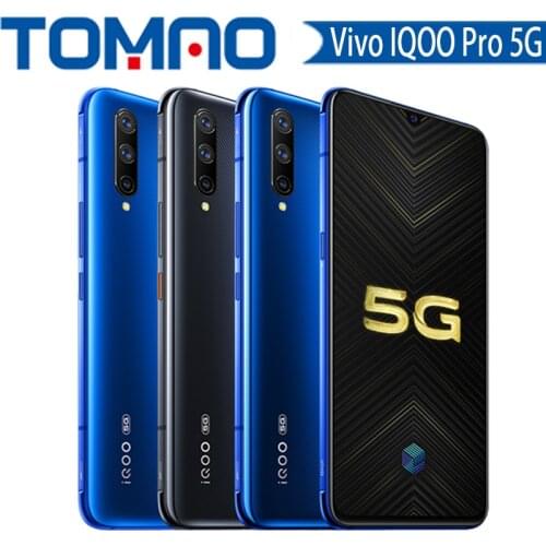Vivo IQOO Pro 5G Smartphone 8GB 12GB RAM 128GB 256GB ROM Snapdragon 855 Plus Octa Core 48.0MP Rear Three cameras 44W Super VOOC