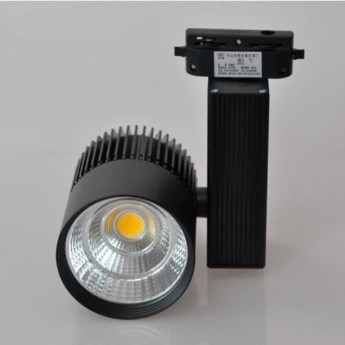 Factory Wholesale price LED Track Light 30W COB Rail Light Spotlight Equal 300w Halogen Lamp warm cold natural white rail lamp