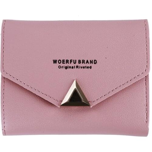 Womens Wallet Cute Student Fashion PU Wallet Coin Purse Women Ladies Card Bag Multifunctional Small Wallet