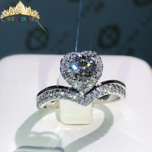 100% 14K Gold ring Moissanite Diamond Ring D color VVS With national certificate