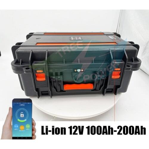 12V 100Ah 120ah 150AH 200Ah Lithium ion battery pack rechargeable deep cycle for Solar energy storage system ,home audio system