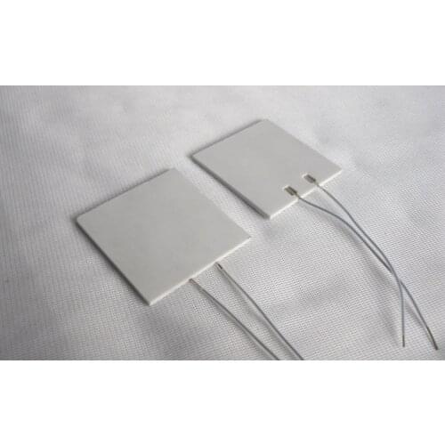 2pcs a lot MCH high temperature ceramic heater high power equipment heating plate heater 50x50x2MM AC and DC universal