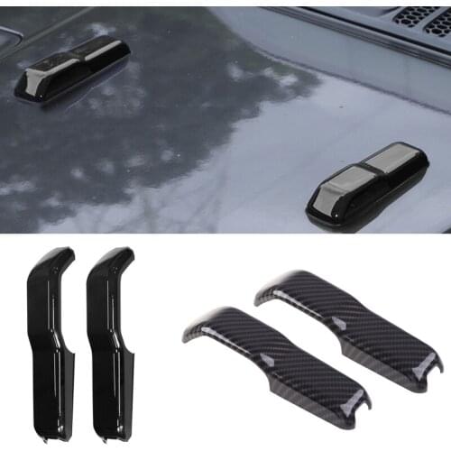 2 Pcs Engine Hood Hinge Cover Guard Designed for jl JT 2018+ Easy to Clean