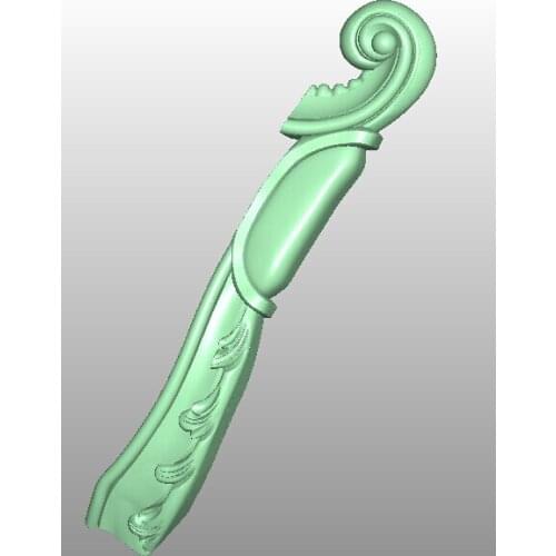 3D model STL format file for cnc router engraving furniture sofa cabinet chair leg pattern Artcam 623