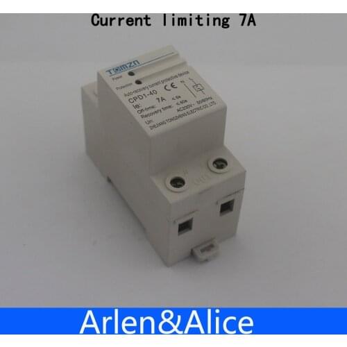 7A 7ampere CPD-63 230V 1610W protection Din rail automatic recovery reconnect Current limiting protective device protector