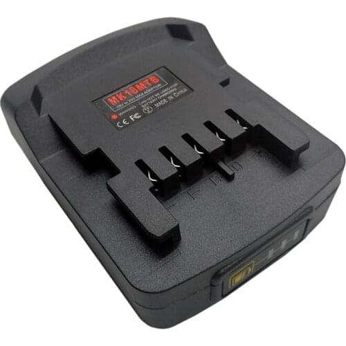 HLZS-MK18MTB Battery Converter Adapter for Makita 18V Li-Ion Batteries Convert To for Metabo 18V Power Tools Lithium Battery