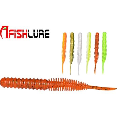 AR23 Fishing Lures Bass Bait Fishing Lures Bass Bait Pin Tail Artificial Lures Baits Worm Maggotes