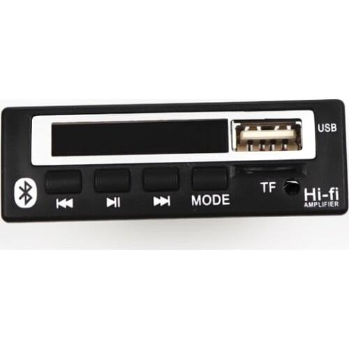 Bluetooth 5.0 Car MP3 decoder board WMA WAV FLAC APE 12V Wireless Audio Module Color Screen USB TF FM Radio For Car accessories