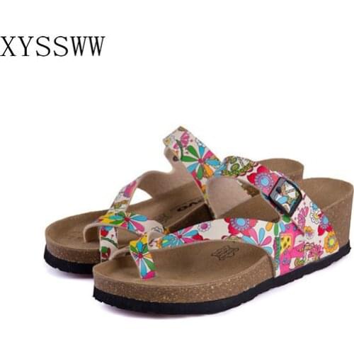 10 color Fashion Women Sandals Wedges Cork High Heels Shoes Gladiator Beach Shoes Summer Slippers Zapatos Mujer Sandalias 35-40