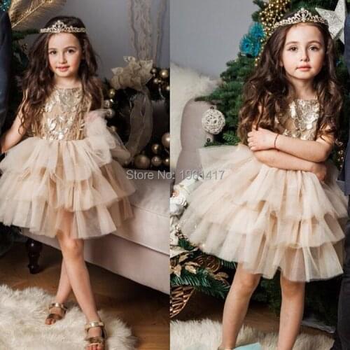 Kids Dresses 2020 Girls Clothes Party Princess Vestidos 0-8year birthday Dress Girl Christmas Baptism Christening Gown