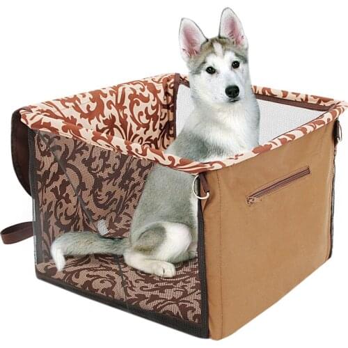 Ship From US Pet Dog Cat Package Safety Easy To Carry In Car Suitable For Medium And Small Puppy Breathable Convenience