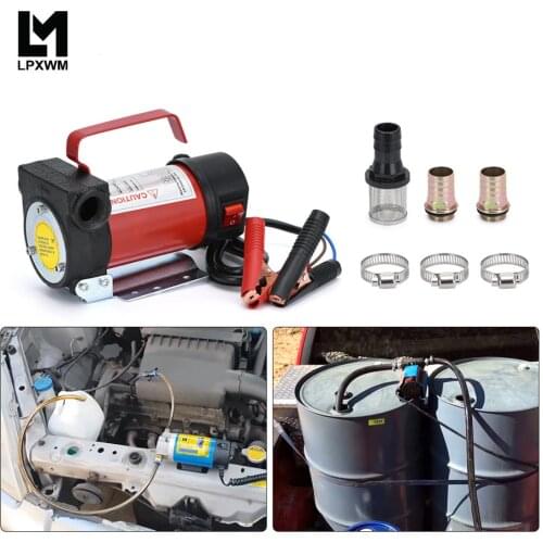 Electric Fuel Diesel Transfer Pump Kit Kerosene Extractor 12V 200W DC 10GPM High Flow Self Priming Portable For Auto Motor Truck