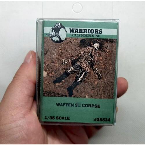 1/35 Scale WWII German Waffen Corpse Military Style Resin Figure WARRIORS #35534 1pc Box Packing Unassembled Uncolored