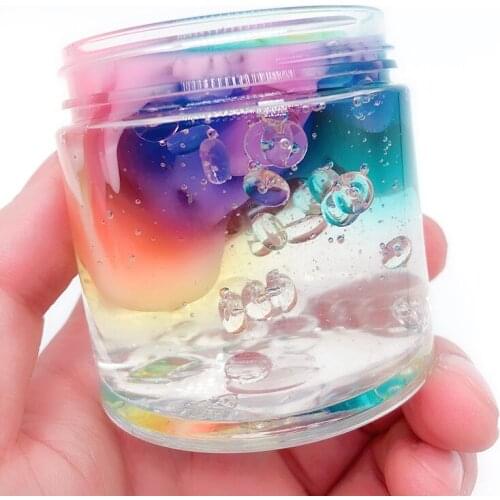 Toys for Children Foam Slime Clay Ball Supplie DIY Light Soft Cotton Charms Slime Fruit Kit Cloud Craft Antistress Kid