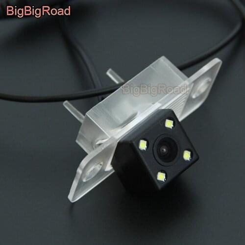 BigBigRoad For tiguan 2010 2011 2012 - 2015 Car Rear View Reverse Backup Camera HD CCD Night Vision parking camera waterproof