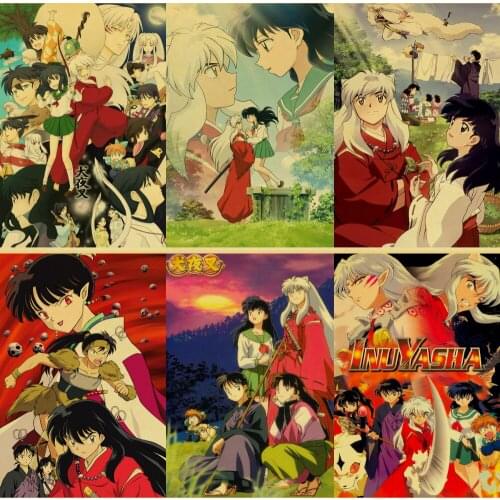 Classic Anime Inuyasha 5D DIY Diamond Painting Cross Stitch Kits Mosaic Diamond Embroidery Full Square Drill Kids Home Decor