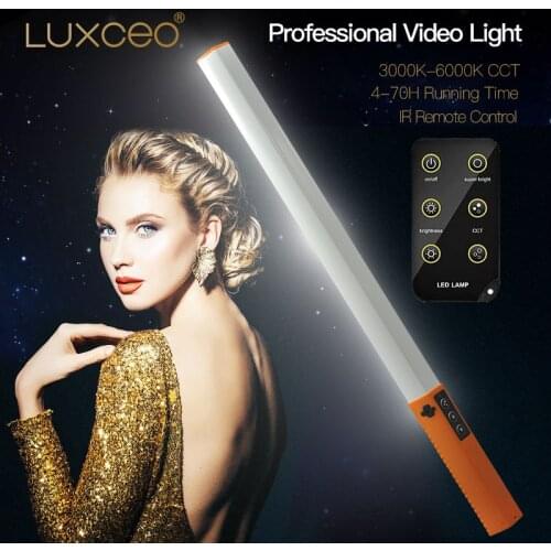 LUXCEO Q508D Dual Color Temperature Photo LED Stick Video Light Handheld LED Fill Light Flash Lighting Lamp