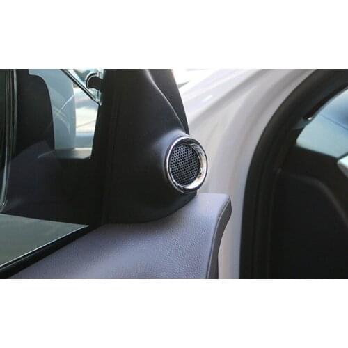 NEW Chrome Front Pillar Stereo Speaker Cover Trim 2pcs for Jeep Grand Cherokee 2011 2012 2013 2014 2015 2016 2017 2018