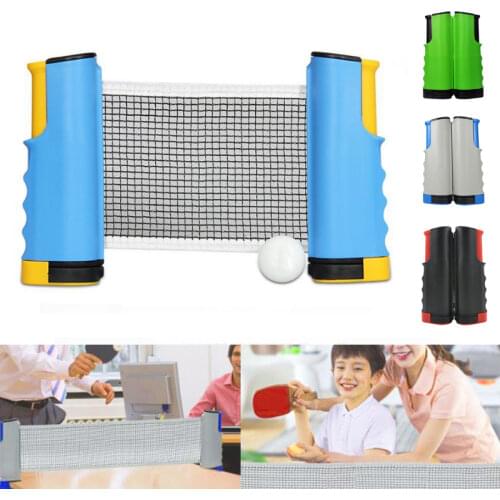 Portable table tennis nets, retractable table tennis racks, adjustable tools, outdoor home sports tools table tennis trainer