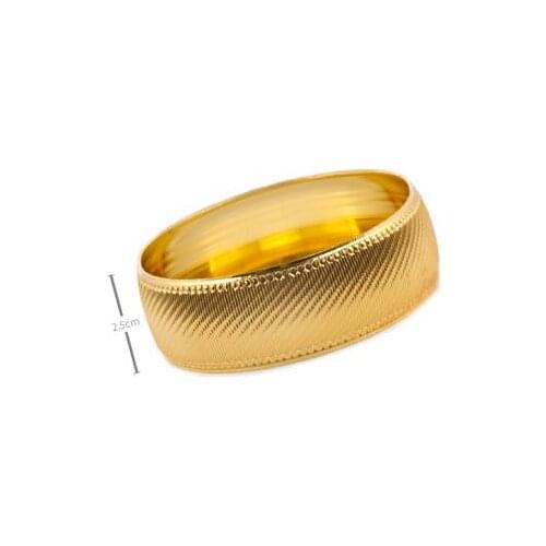 2,5 cm Gold Plated Bracelet