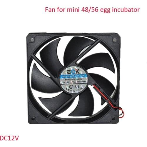 High Quality 1pcs Mini incubator fan 12v incubator Accessories