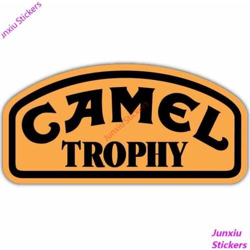 Funny Camel Trophy Personalized Car Stickers Waterproof Scratch Occlusion Decals Motorcycle Auto Accessories KK,13*6cm