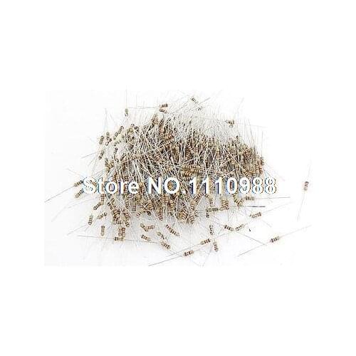 1000 Pcs 250V 2.7K Ohm OHM 1/4W 1/4 WATT 5% Carbon Film Resistors