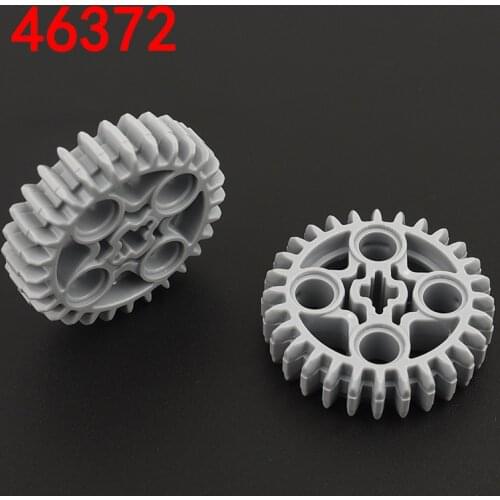 4PCS 46372 Gear 28 Tooth Building Block Bricks Accessories Compatible Assembly Parts MOC DIY Education Toys