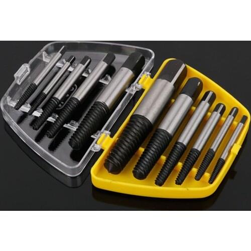 5/6Pcs Steel Durable Use Damaged Broken Screws Extractor Drill Bits Easy Out Remover Center Drill Damaged Bolts