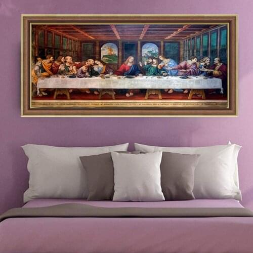 DIY AB Diamond Painting Hot Selling Home Art Jesus Last Supper Religion Full Square Diamond Embroidery sale Mosaic Handmade Gift