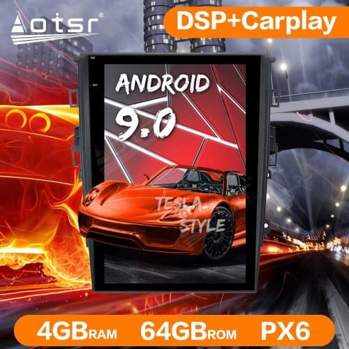 Android 9.0 64+4GB Car GPS Navigation For Ford Mondeo Fusion MK5 2013+ Auto Head Unit Multimedia Player Radio Tape Recorder PX6