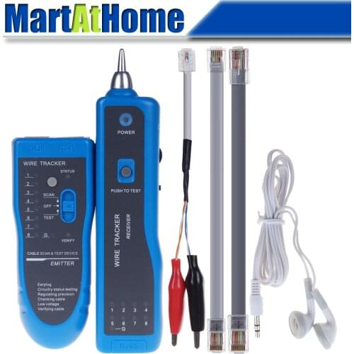 Free Shipping RJ11 RJ45 Network Cable break finder (Cable Scan & Finding) with LED for LAN cable/Telephone Wire #CE049