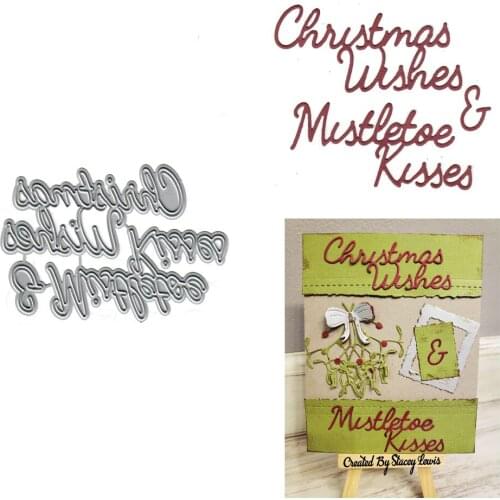 Prelude to Christma Metal cutting dies cross stitch scrapbooking diesstencil Holiday card christmas new cutting dies for 2021