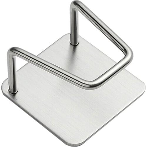 New 4PCS Sink Sponge Drain Rack Home Storage Holder Organizer Stainless Steel Sponges Holder Kitchen Sink Organizer