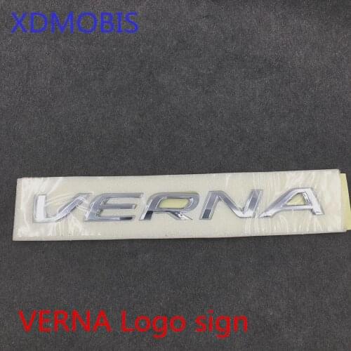 Genuine original FOR HYUNDAI VERNA accent SOLARIS solaris EMBLEM- Chrome ABS LOGO