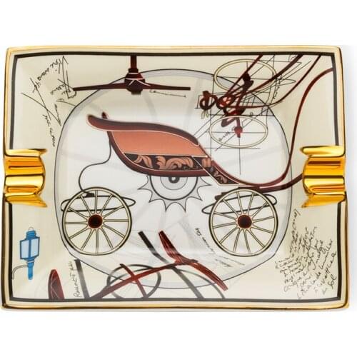 Cigar Ashtray Ceramic Cigarette Holder Ash Tray Smoking Supplies Office Decoration Fathers Day Gift For Him