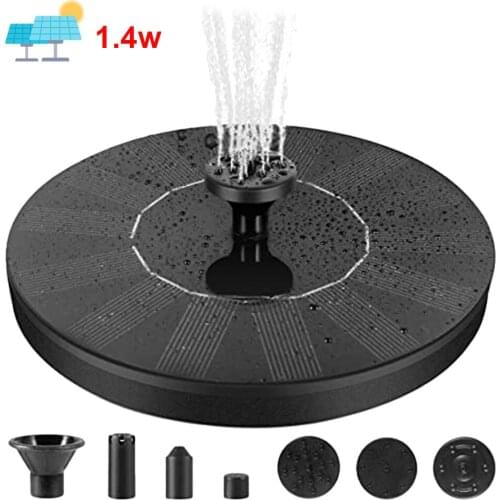 Floating Solar Fountain Garden Water Fountain Pool Pond Decoration Solar Panel Powered Fountain Water Pump Garden Decoration