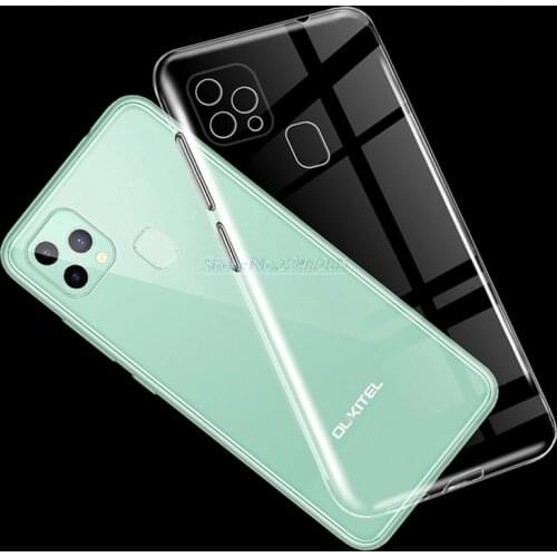 Transparent Phone Case For Oukitel C22 Silicon Caso Ultra Thin Crystal Clear Soft Black TPU Case For Oukitel C22 C 22 Back Cover
