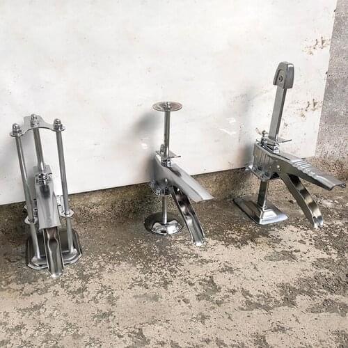 Stainless Steel Tile Regulator Auxiliary Floor Tile Manual Lifting Positioner High Low Pad Leveling Wall Tile Tool