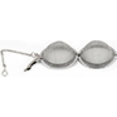1Pc Mesh Tea Strainer Stainless Steel Tea Strainer Mesh Soy Milk Strainer Locking Spice Egg Shaped Ball Kitchen Utensils