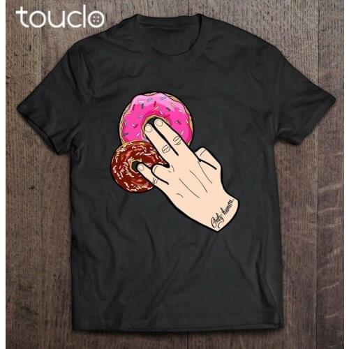 Shocker Two In The Pinky One In The Stink Donuts Version T shirt Black