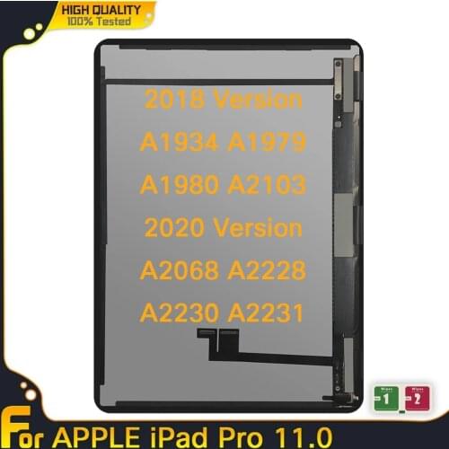LCD For iPad Pro 11 pro11 A1980 A1934 A1979 2018 A2068 A2230 2020 LCD Display Touch Screen Panel Screen Assembly Replacement