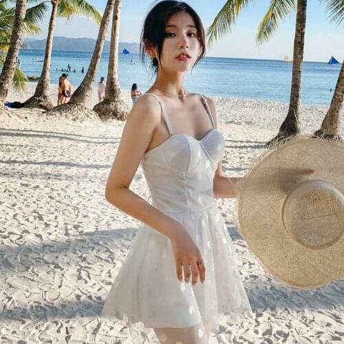 2021 New Korean Sexy One Piece Female Swimsuit Swimwear Push Up Bathing Suit Beach Pool Bather Womens Swimming Suit