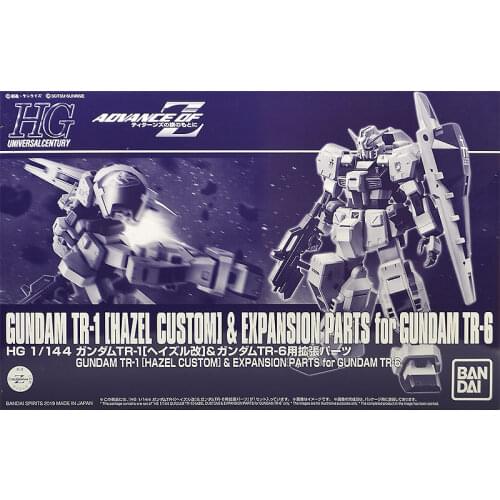 BANDAI GUNDAM HGUC 1/144 TR-1 HAZEL CUSTOM&EXPANSION PARTS FOR GUNDAM TR-6 model kids assembled Robot Anime action figure toys