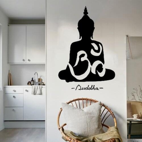 Buddha Wall Decor Sticker Art Decal For Bedroom Decoration vinyl ph182