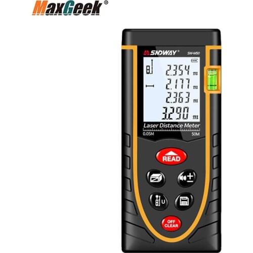New Laser Distance Meter 50M 70M 100M Handheld Digital Laser Rangefinder Diastimeter Tool