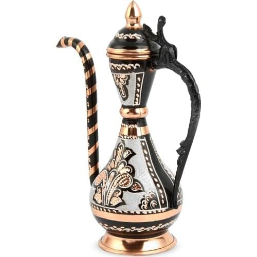 Decorative Handcrafted Copper Andalusian Jug Turkish Ottoman Handmade Vase pitcher Copper Jug